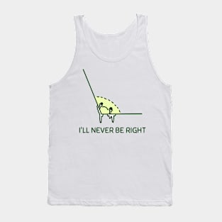 Never Right Basic Math Go math Discrete Math Tank Top